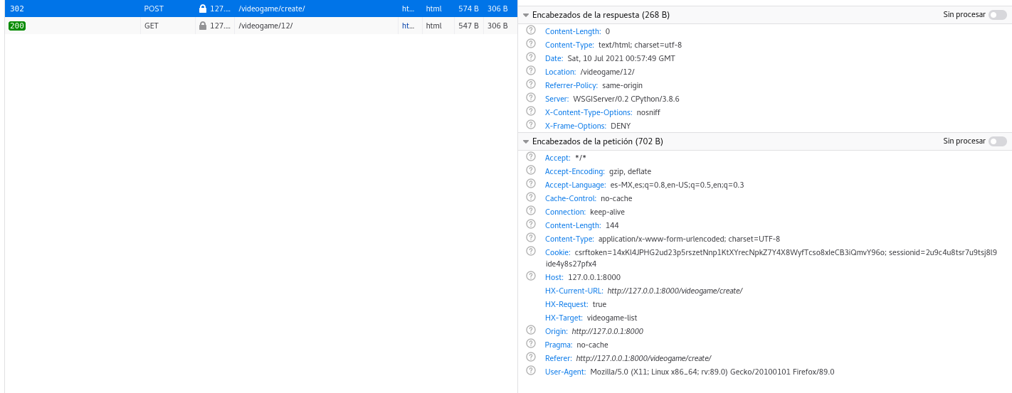 List of extra headers are added in each request