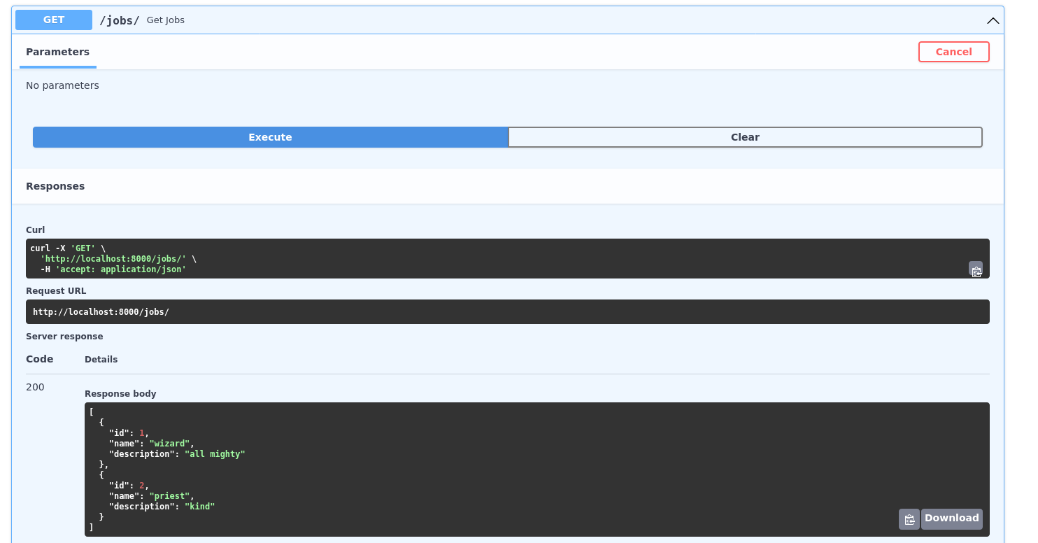 Getting a list of objects using fastAPI and tortoise ORM