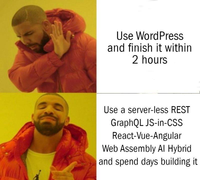 Rapper wordpress meme